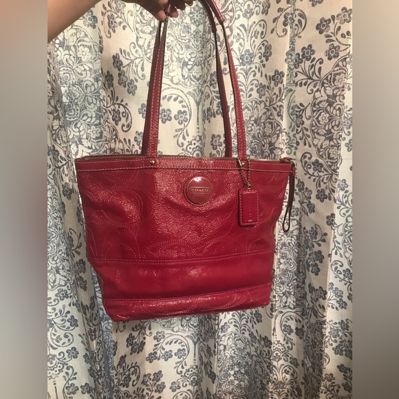 Pink Coach Purse - Picture 1 of 9